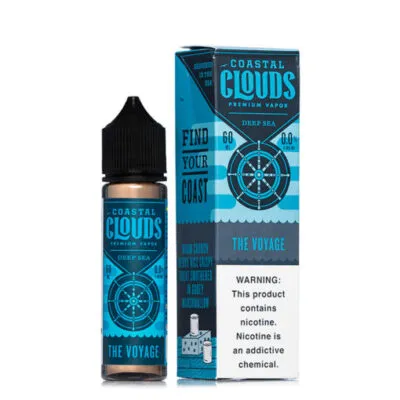 Coastal Clouds Deep Sea: The Voyage e-liquid bottle and packaging.