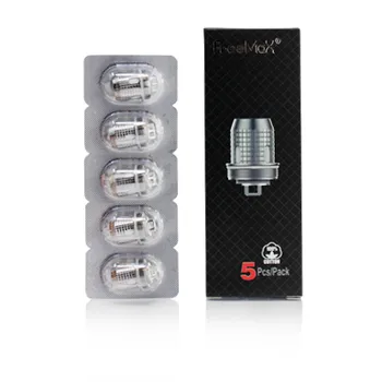 Freemax X1 mesh coil packaging with five coils and box display.