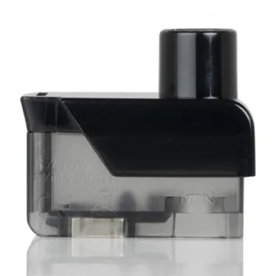 Black and transparent SMOK Fetch replacement pod cartridge with visible mouthpiece.