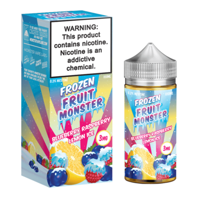 FROZEN FRUIT MONSTER BLUEBERRY RASPBERRY LEMON BY JAM MONSTER 100ML