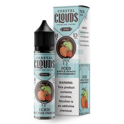 COASTAL CLOUDS | ICED Sweets Apple Peach Strawberry 60ML