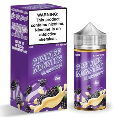 CUSTARD MONSTER - BLACKBERRY 100ML