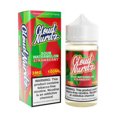 Cloud Nurdz Sour Watermelon Strawberry