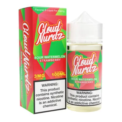 Cloud Nurdz Sour Watermelon Strawberry