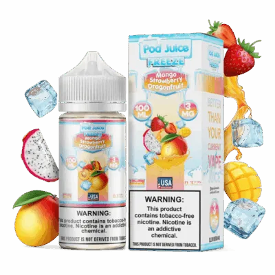 Pod Juice Freeze Mango Strawberry Dragon Fruit