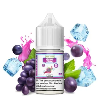 Pod Juice TFN Salts Grape Chew Freeze 30ML