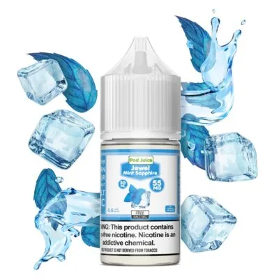 Pod Juice TFN Salts Jewel Mint Sapphire.