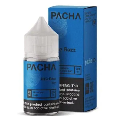BLUE RAZZ ICE BY PACHAMAMA SALTS