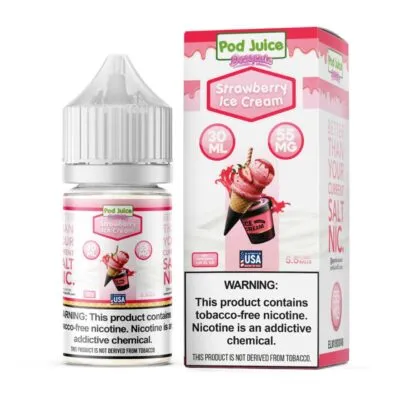 Pod Juice Salt Strawberry Ice Cream