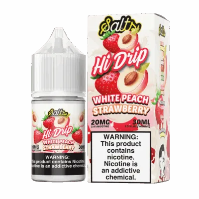 Hi-Drip Salts White Peach Strawberry